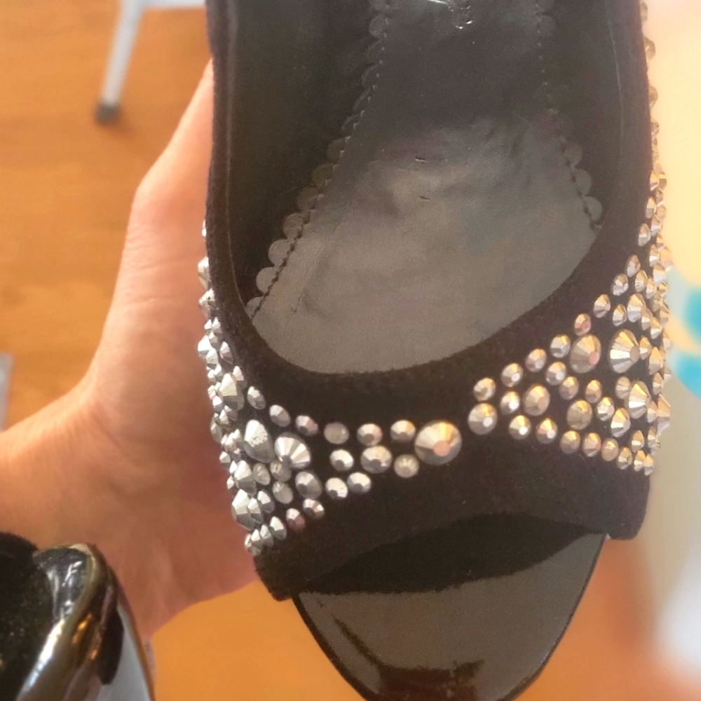 BETTIE PAIGE BLING PINN-UP GIRL SHOES